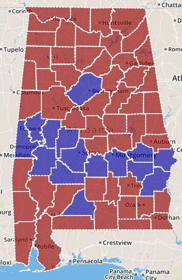 Alabama Federal District Court Map The World Map 6718